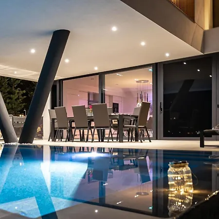 וילה Trinity - Hillside With Sea View And Infinity Pool קאלי